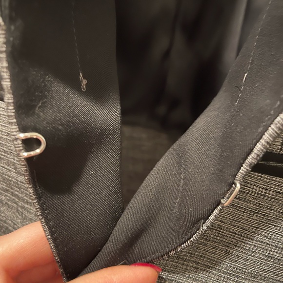 H&M grey tweed like blazer size 8 - Picture 4 of 6